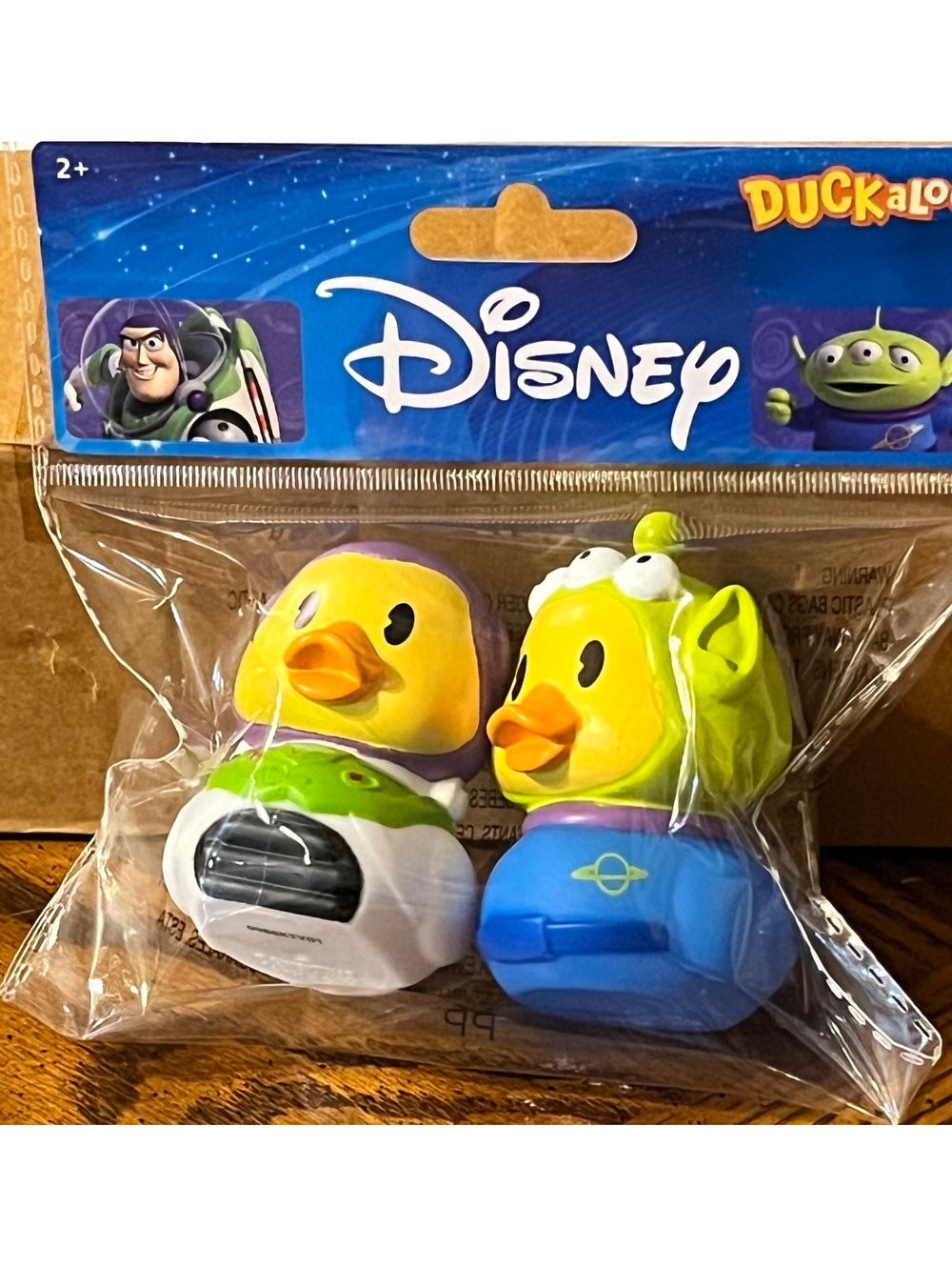 Disney Toy Story Ducklings Buzz & Alien Rubber Duck Set 3/4